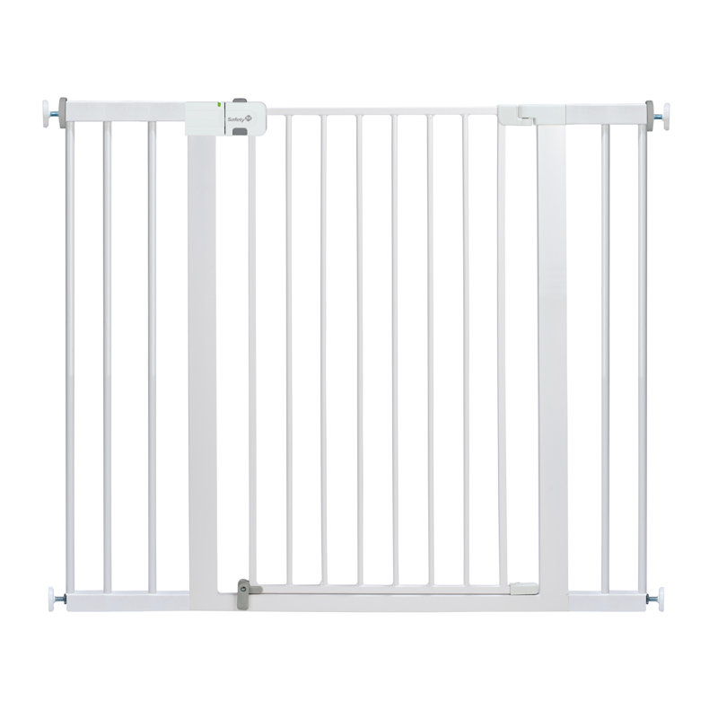White Extra Tall & Wide Pressure Mounted Baby Gate