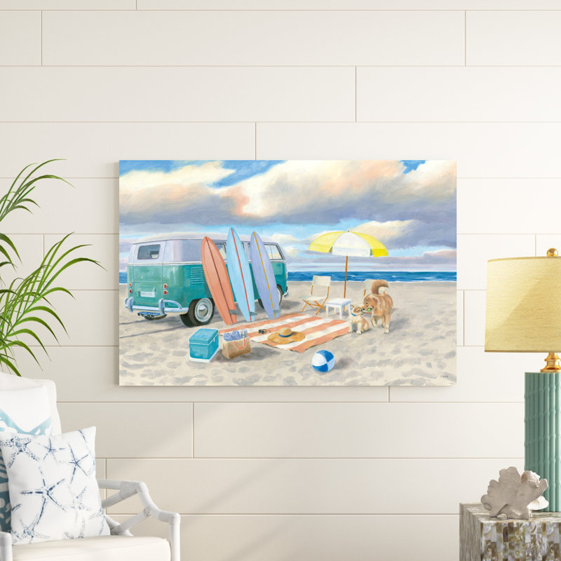 Beach Ride II, H 48 po x l 32 po x P 1,25 po