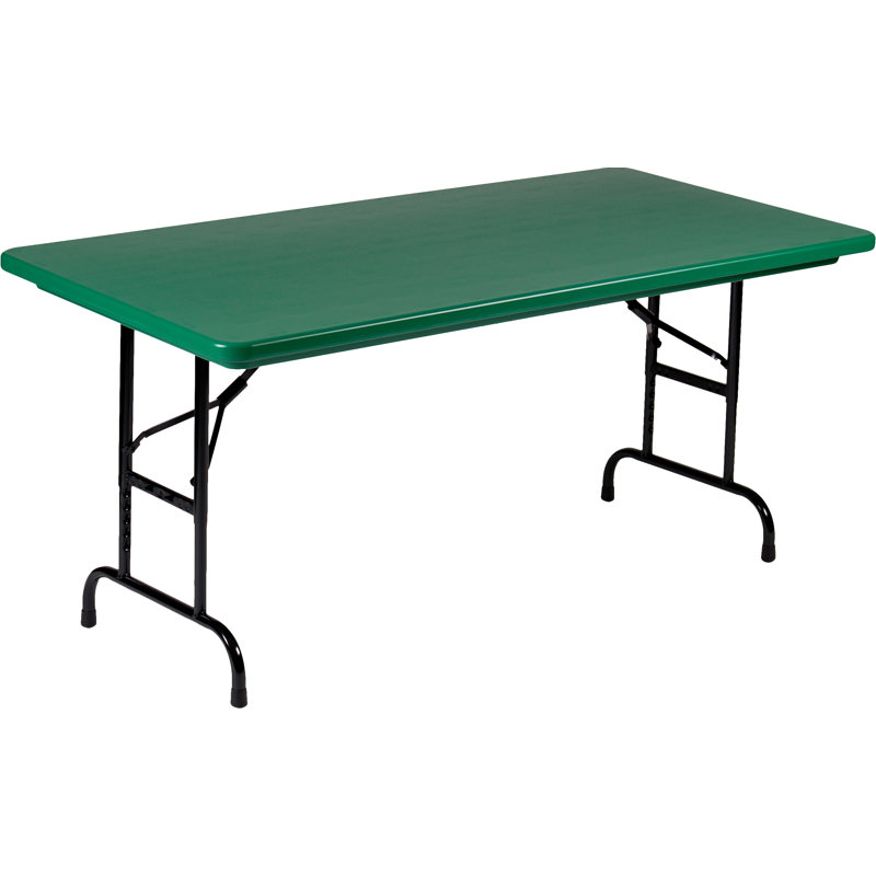Table pliante réglable 48 po, Vert