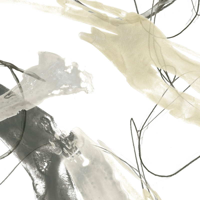 Monochrome Momentum IV by June Erica Vess - Wrapped Canvas Painting, 91cm H x 91cm W x 3.8cm D