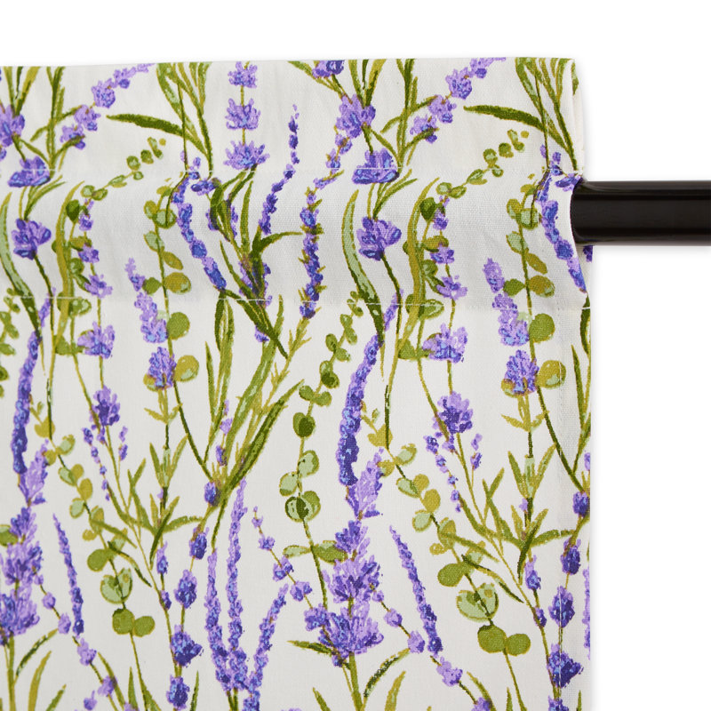 Cantonnière en mélange de coton l 72 po