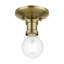 Plafonnier semi-encastré 1 lumière 5 po Grogan-158407232