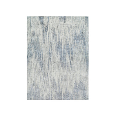 Tapis oriental gris en laine et en soie tissé à la main 12 pi 0 po x 18 pi 0 po - MOA10263302