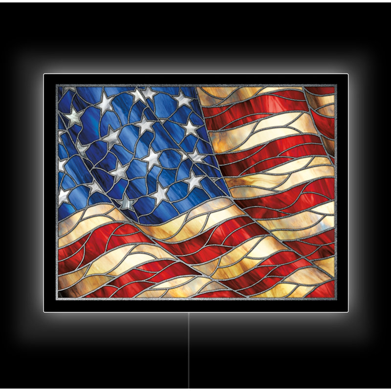 LED AMERICAN FLAG Signs