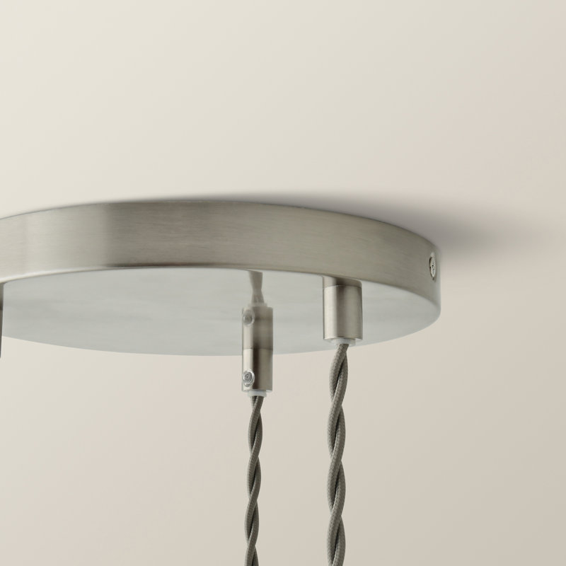 3 - Light Pendant, Silver, Chrome