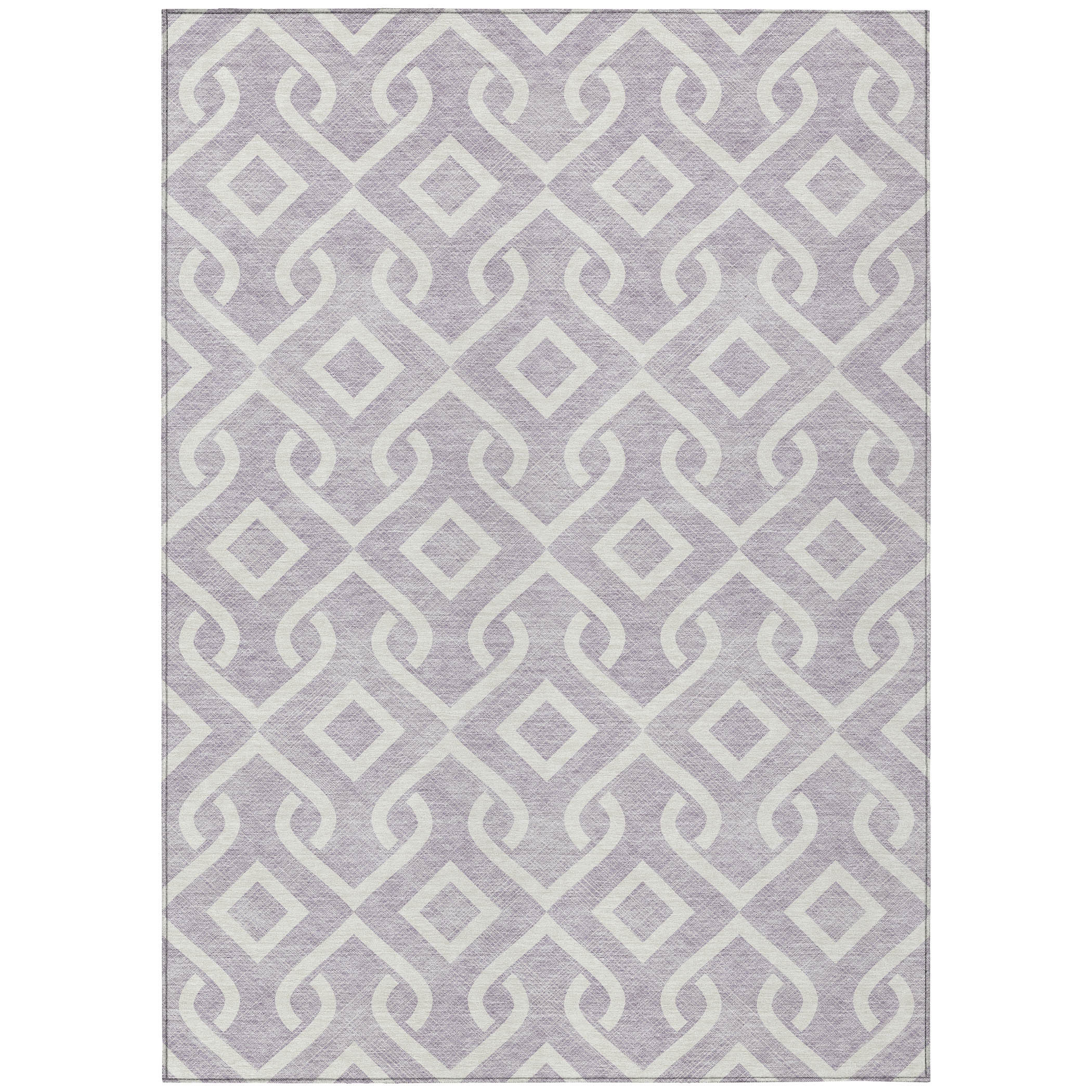 HomeRoots 10' X 14' Ivory Geometric Washable Indoor Outdoor Area Rug ...