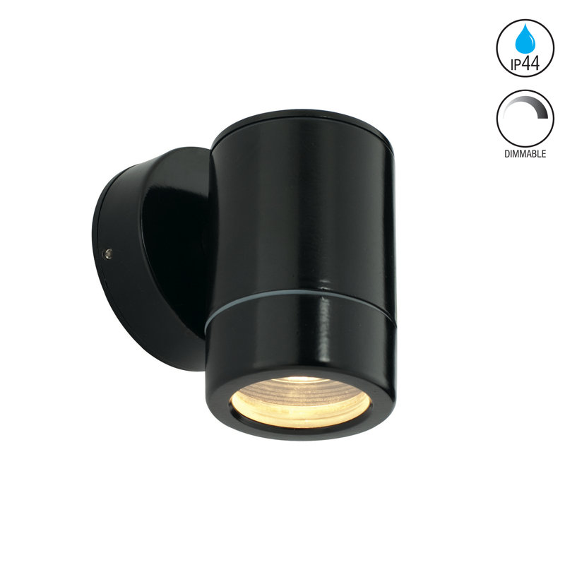 Odyssey 1 Light Outdoor Sconce, Satin Black