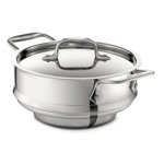 3 qt. Stainless Steel Pot Insert with 8.9 in. Diameter