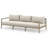 Nida 93'' Wide Teak Patio Sofa with Cushions-1998169249-1889707182