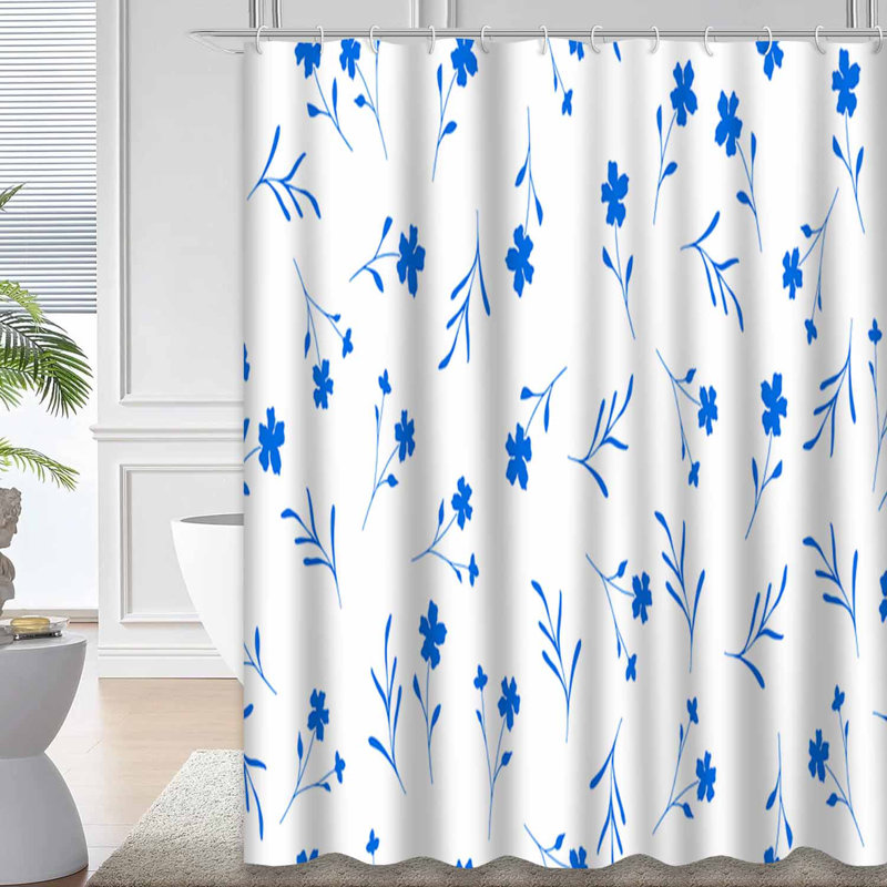 Rideau de douche Delicate Little Flowers, L 72 po x l 84 po