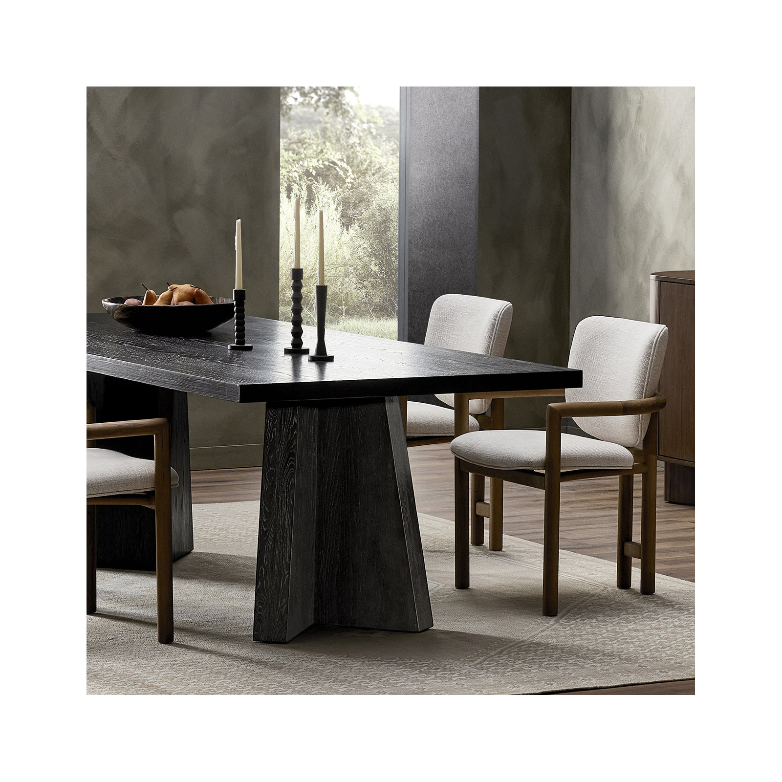 Derica 96" Espresso Oak Dining Table