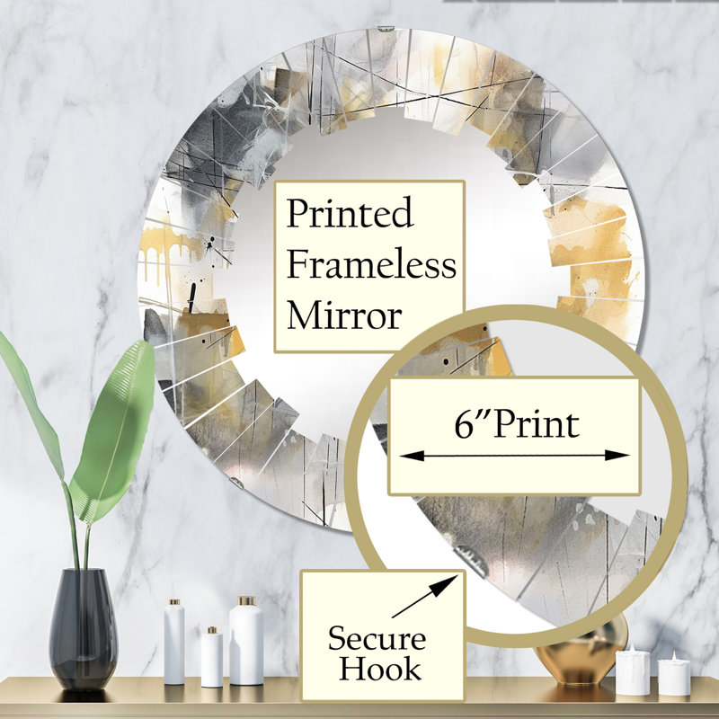 Miroir mural Grandville, 32 po x 32 po