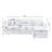 Virgus Corduroy Sectional-461132276