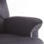 Fauteuil inclinable brun clair en tissu tissé-121534460