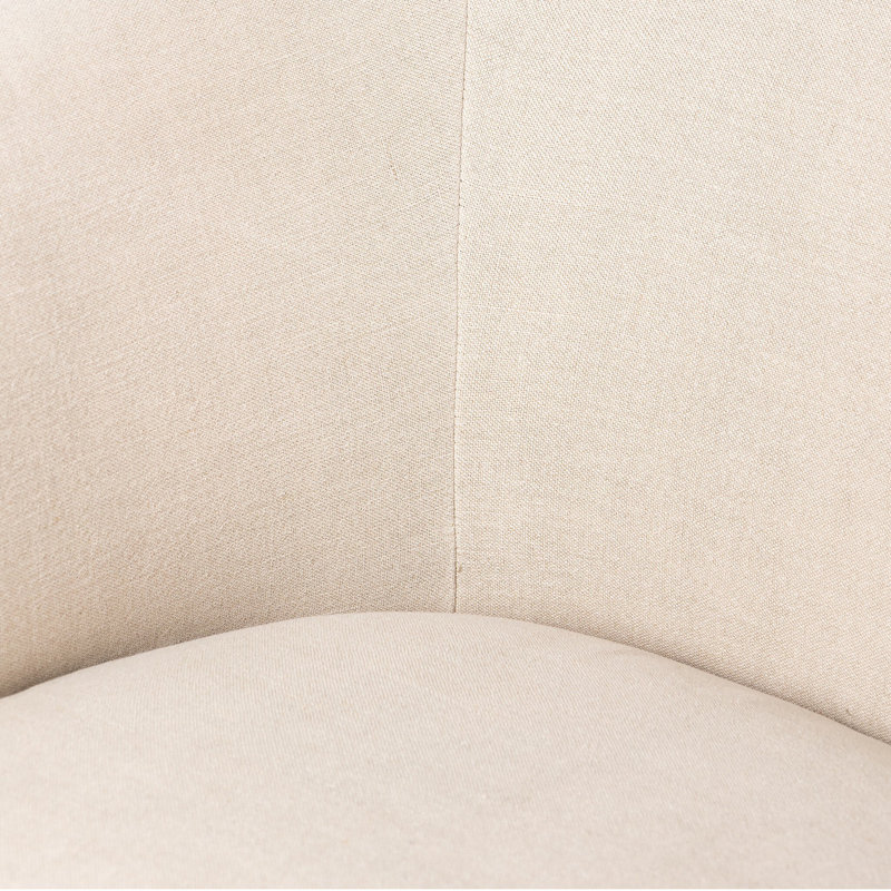 Salena Swivel Chair-Sonoma Chestnut, Broadway Dune