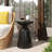 Outdoor Metal End Table -Large-324407343-324407330-324407333