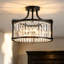 Plafonnier encastré en cristal 4 lumières
