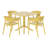 4-Person Outdoor Square Dining Set-942676725