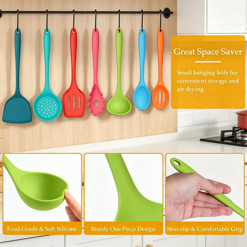 Fcbnposi 24 Utensil Set