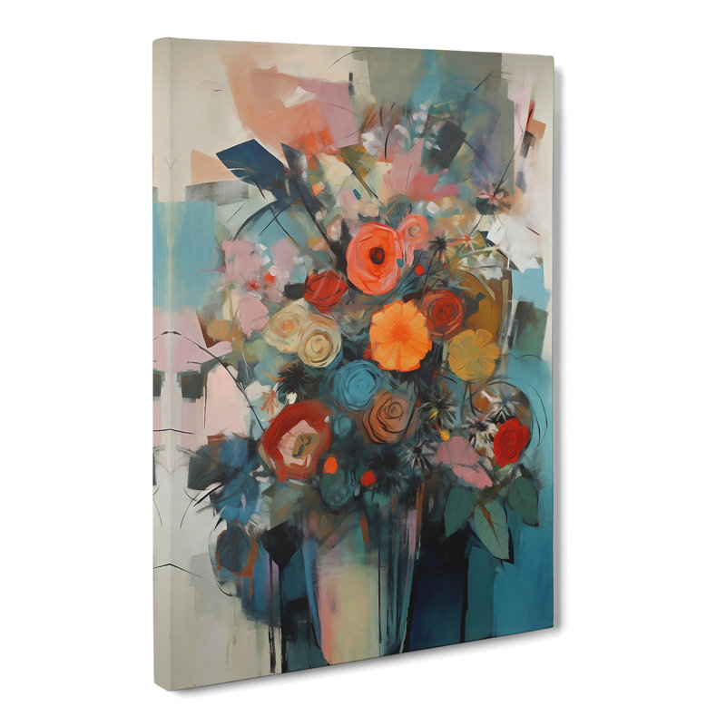 Creedon Flowers Bauhaus Vol.6 - Wrapped Canvas, 50cm H x 35cm W x 3cm D