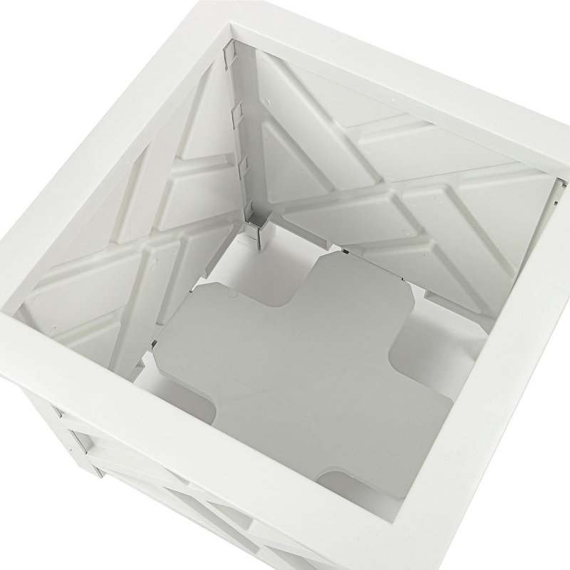 Carrafa Pot Planter, White