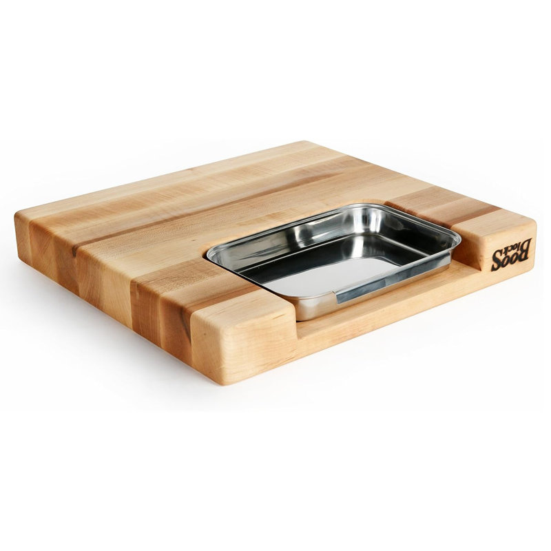Gift Maple Newton Prep Master Cutting Board, 15" W x 14" L