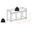 Banc de rangement en similicuir Gillard