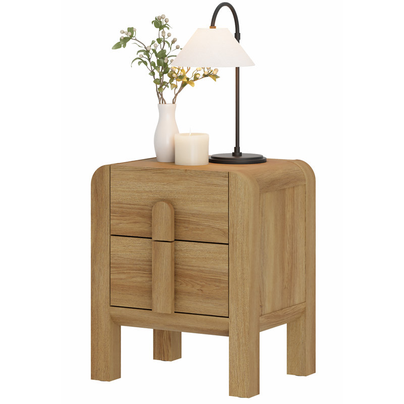 Table de chevet Adora Modern, Noyer