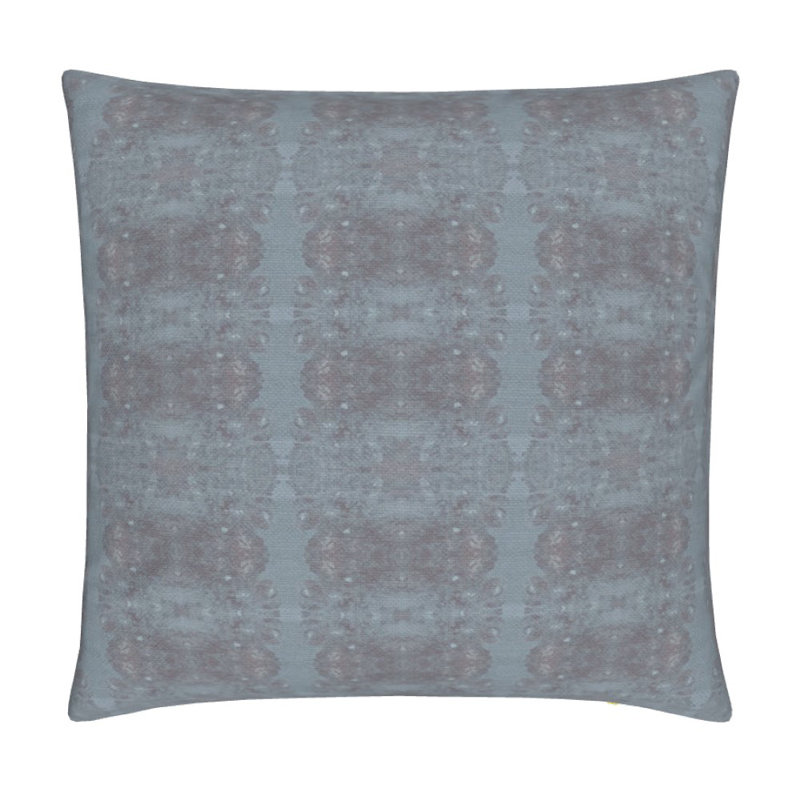 Centerpiece Square Pillow Cover & Insert, 22"H x 22"W, Blue Hydrangea Geometric