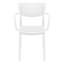 Chaise d'appoint empilable pour patio Farrah-358727952