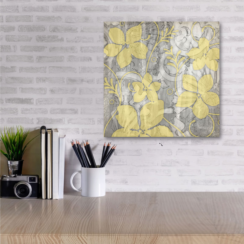 « fleur i », impression sur toile tendue