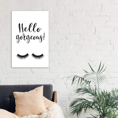 Hello Gorgeous - Wrapped Canvas Print