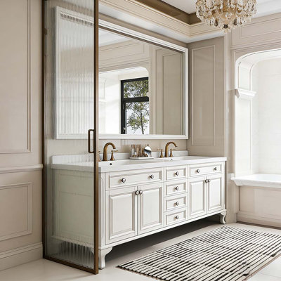 French-style Large-Capacity Bathroom Vanity