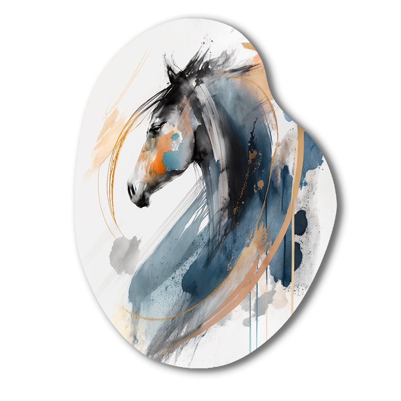 Elberta - Décoration murale irrégulière en forme de poire en métal, H 30 po x l 22 po x P 1 po