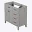 Meuble-lavabo 36 po sans lavabo, base d'armoire seulement, armoire de salle de bain-103978456