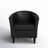 Kronos Faux Leather Barrel Chair-35553877