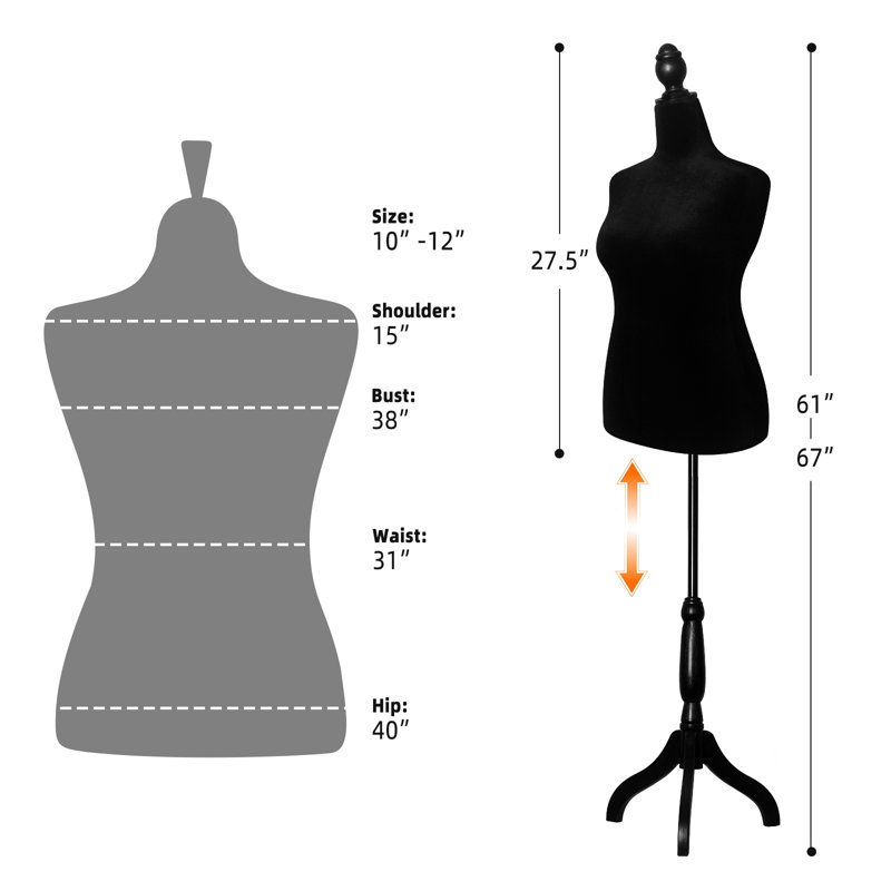 Taille de robe de robe de partage de taille 10-12, Noir, noir, noir, noir