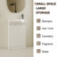 Meuble-lavabo de salle de bain moderne avec rangement en bas 23 po - pratique-1561125903