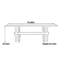 Italian Minimalist Family Dining Table Solid Wood Base Dining Table-100560561