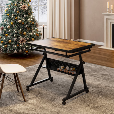 Plateau de table en métal pour casse-tête de 1500 pièces, idéal pour les adultes. Comprend 4 plateaux réglables en hauteur et en inclinaison, un feutre de rangement et une housse de protection en bois pour protéger vos puzzles. Convient aux grands espaces et est universel.