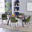 Phillipe Modern Fabric Upholstered Dining Chair with Spring-551845357