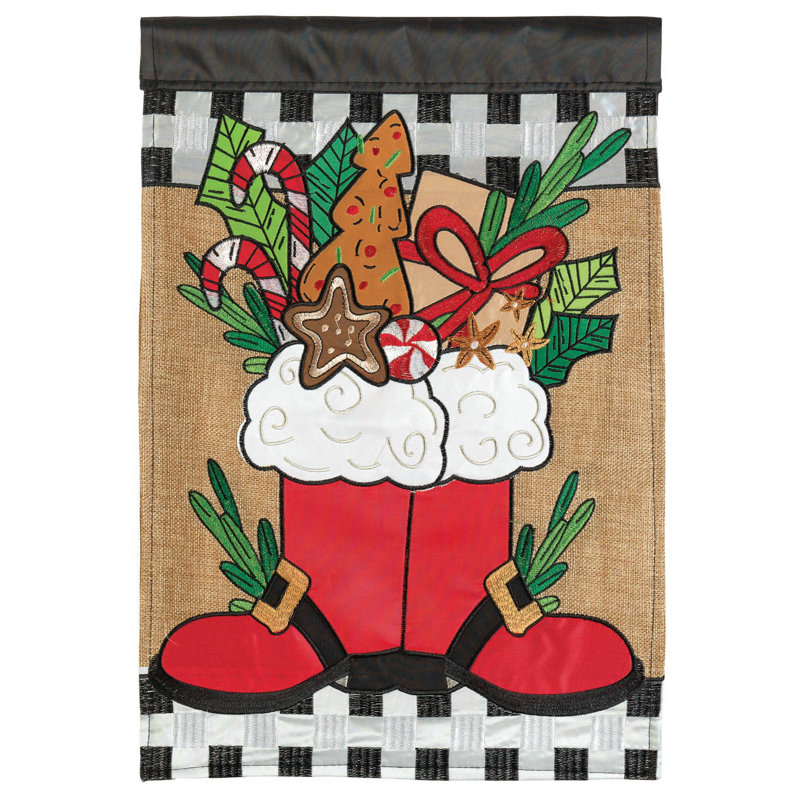 Drapeau de jardin en polyester 18 x 13 po Dalmar