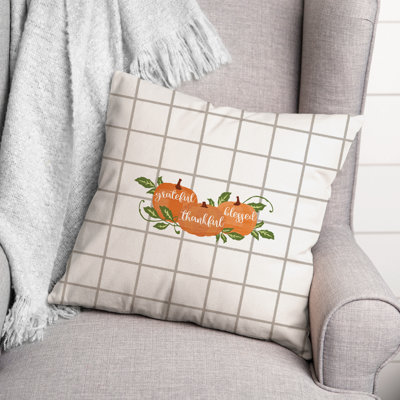 Plaid Throw Pillow