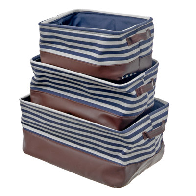 IH Casadécor Canvas Decorative Basket