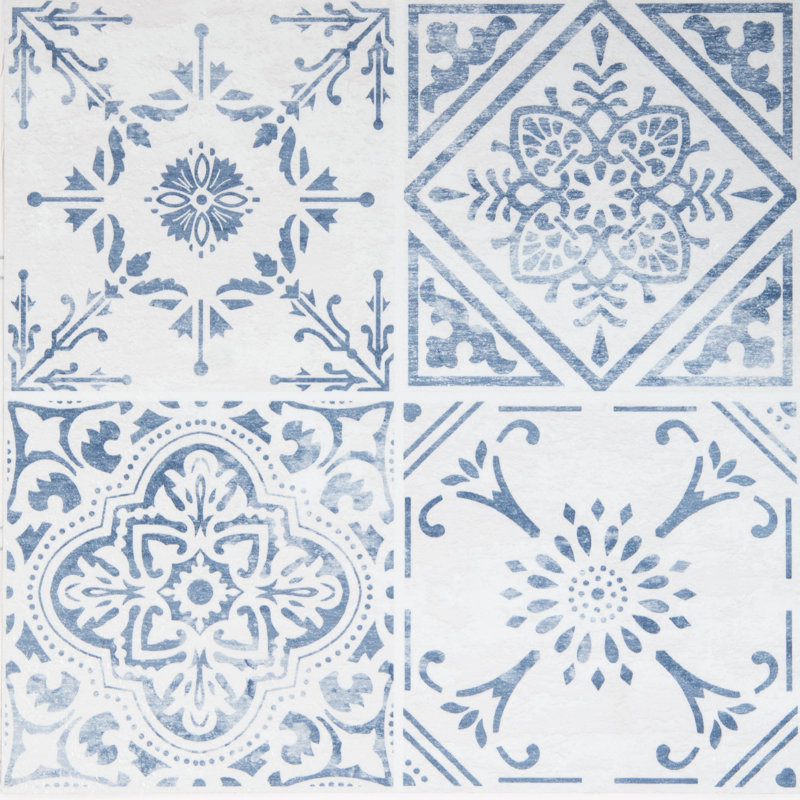 Bonnett Vintage 30.48cm x 30.48cm Self-adhesive Vinyl Floor Tile