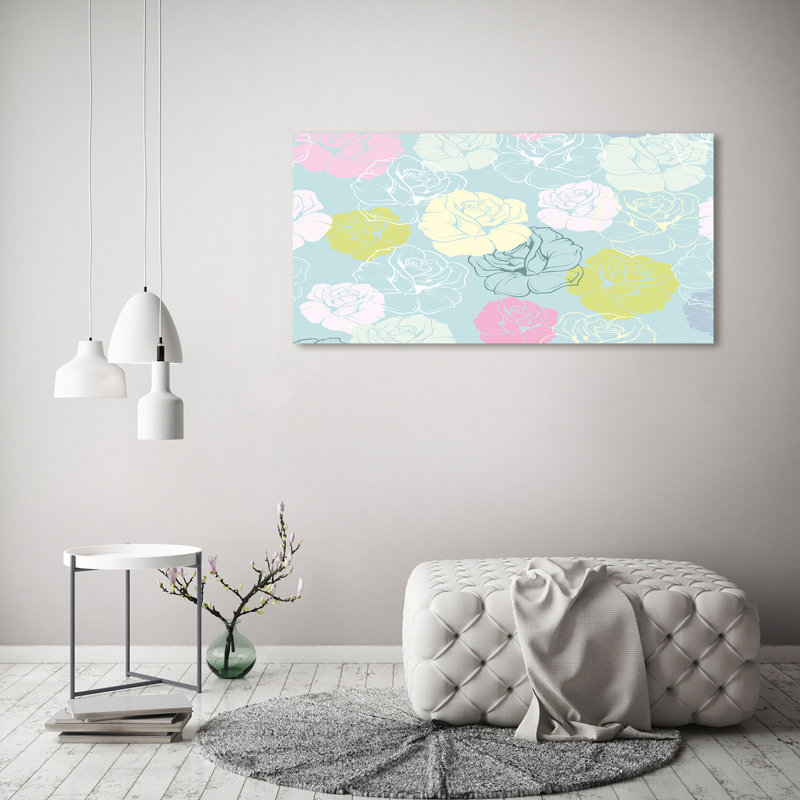Roses - Wrapped Canvas Print