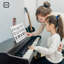11 po x 14 po, pratique pour clavier, tableau blanc effaçable, tableau de bord, musique portable à double face durable