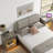 Night Stand Set Of 2, Nightstands With Drawer Storage Fluted, Bedside Table With Power Outlet, Wood Wide Bedside Stand With Lights For Bedroom Living Room Sofa Office-209843444