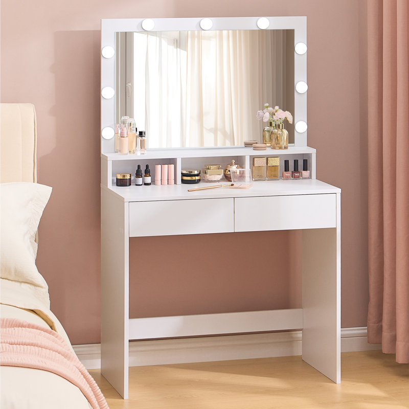 Nakieshia Dressing Table with Mirror