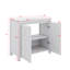 Ensemble de rangement pour meuble-lavabo 36 po avec lavabo en céramique-2038777546